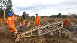 Proses perbaikan jalur listrik di Langsa–Pangkalan Brandan, kunci pemulihan sistem kelistrikan Aceh. | Foto: PLN