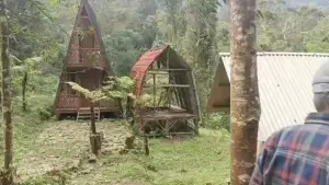 Sebuah lokasi di Kawasan TNGHS tepatnya di Blok Cangkuang yang disebut akan dijadikan tempat wisata. (Sumber: Dok Warga)