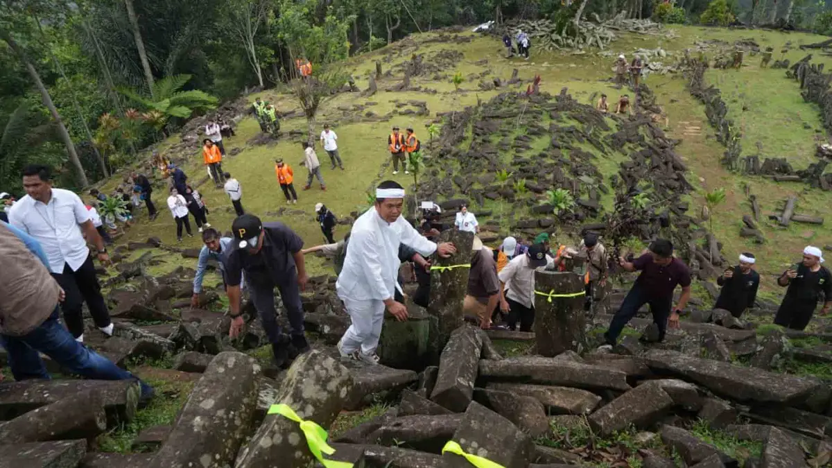 Gunung Padang Cianjur Mulai Direkonstruksi demi Menjaga Warisan Peradaban Leluhur