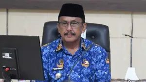 Bupati Sukabumi Asep Japar saat memimpin Rapat Dinas Bulan Desember 2025. (Sumber : Diskominfosan Kab. Sukabumi)