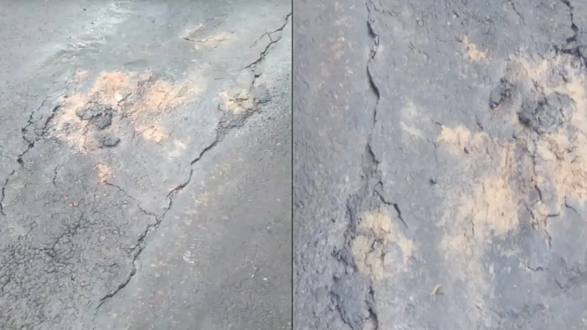 Baru Sebulan Diaspal Sudah Retak, PU Sukabumi Minta Penyedia Jasa Perbaiki Jalan di Purabaya