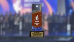 Peringkat 2 Nasional Anugerah Pendidikan Tinggi Diktisaintek Tahun 2025 pada Sub Kategori Capaian Indikator Kinerja Utama (IKU) (Sumber : dok nusa putra)