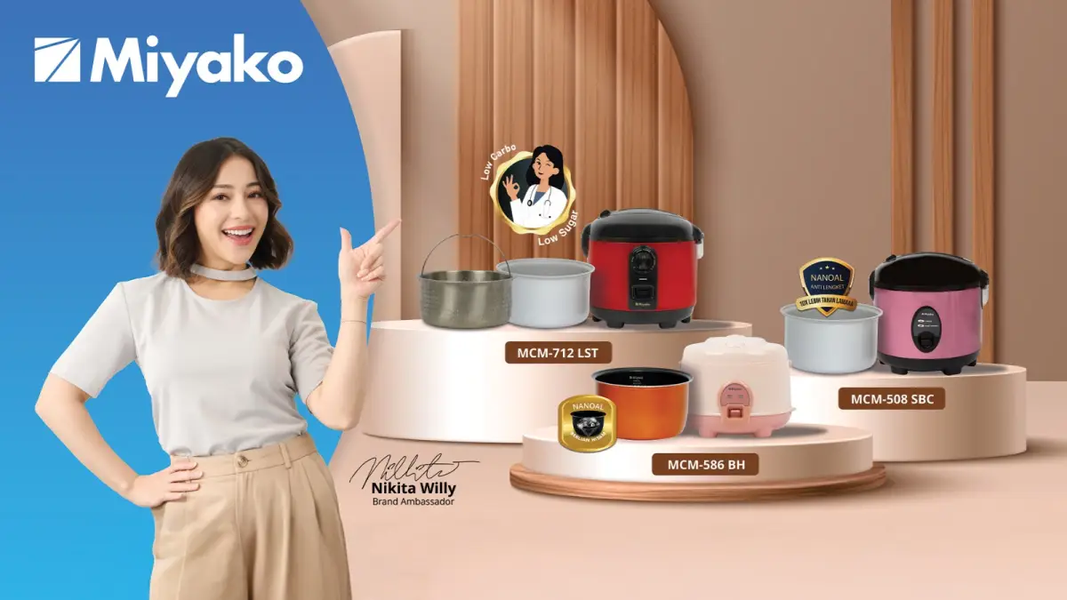 Aktris dan ibu muda Nikita Willy kembali melanjutkan kolaborasinya dengan Miyako sebagai brand ambassador untuk tahun ketiga berturut-turut