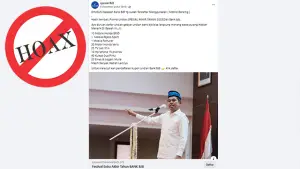 Hoaks Undian Akhir Tahun Bank BJB Beredar di Facebook. (Sumber : Facebook).