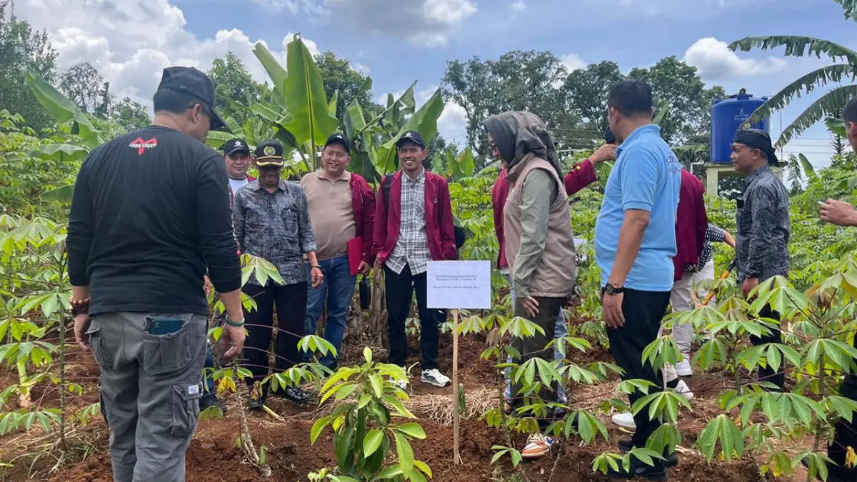 Prodi Magister Hukum Nusa Putra Dorong Ketahanan Pangan Lewat Penanaman Pohon di Desa Berekah