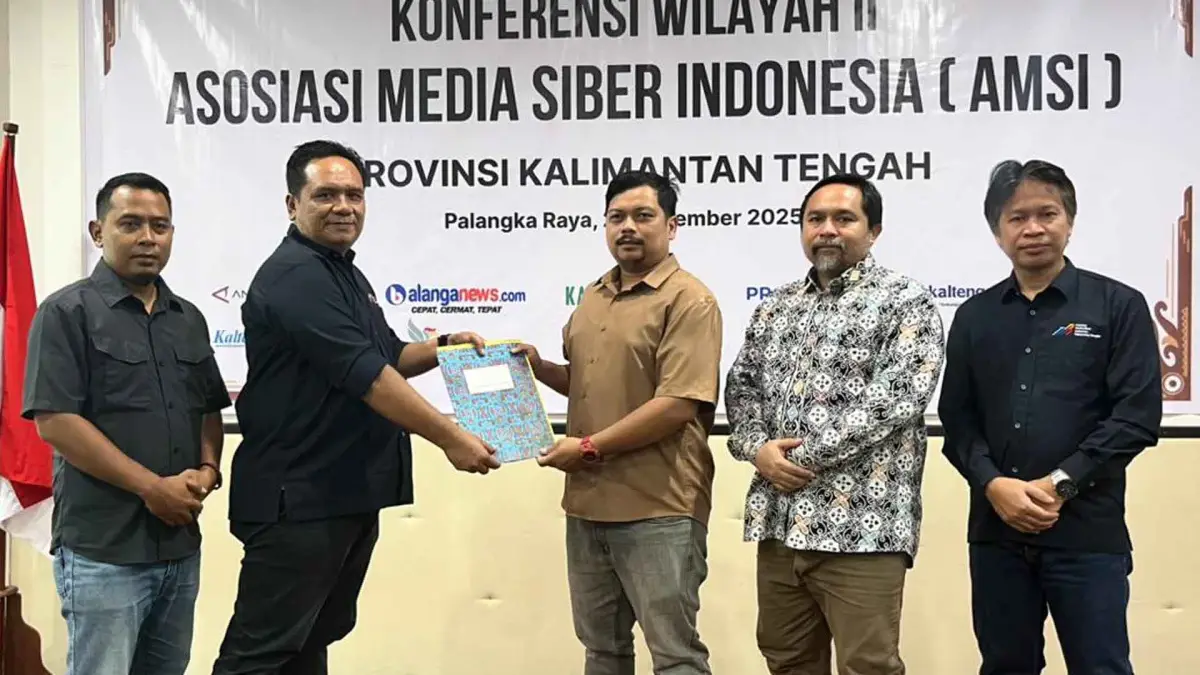 Sunrise Sinulingga Terpilih Aklamasi Pimpin AMSI Kalimantan Tengah Periode 2025-2028