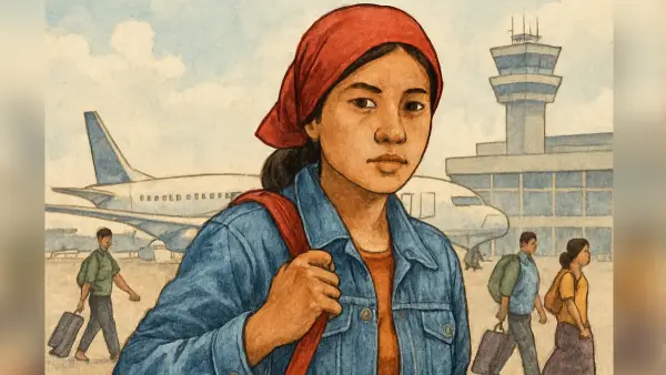 Ilustrasi WNI dalam jerat TPPO (Sumber: edit by copilot)