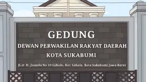 Ilustrasi Kantor DPRD Kota Sukabumi (Sumber : edit by copilot).