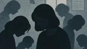 Ilustrasi banyak perempuan jadi korban penipuan keuangan (Sumber: edit by copilot)