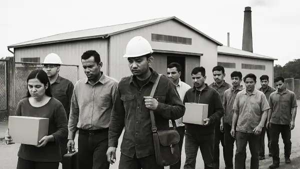 Ilustrasi PHK (Sumber: edit by copilot)