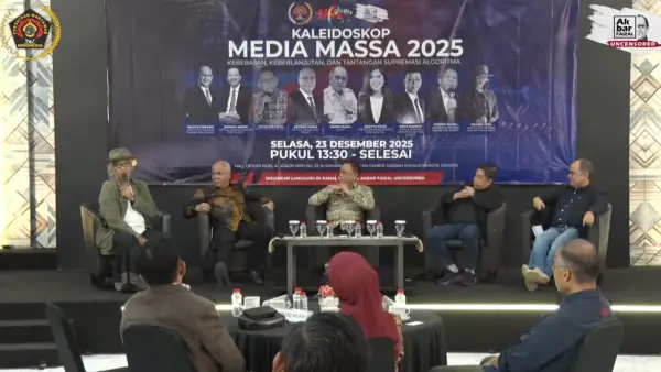 Diskusi Kaleidoskop Media Massa 2025 | Foto  : @youtube AFU