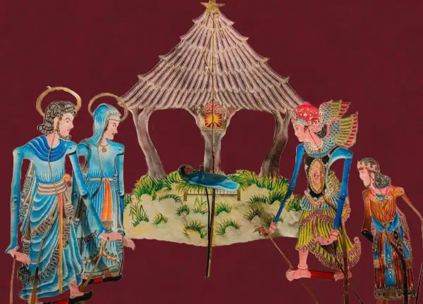Ilustrasi Tradisi Natal Wayang Wahyu dari Jawa (Sumber : Instagram/@wbi.foundation)