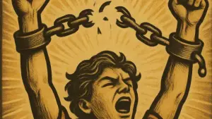 Ilustrasi kebebasan dari belengu. Remisi Natal 2025 (Sumber: edit by copilot)