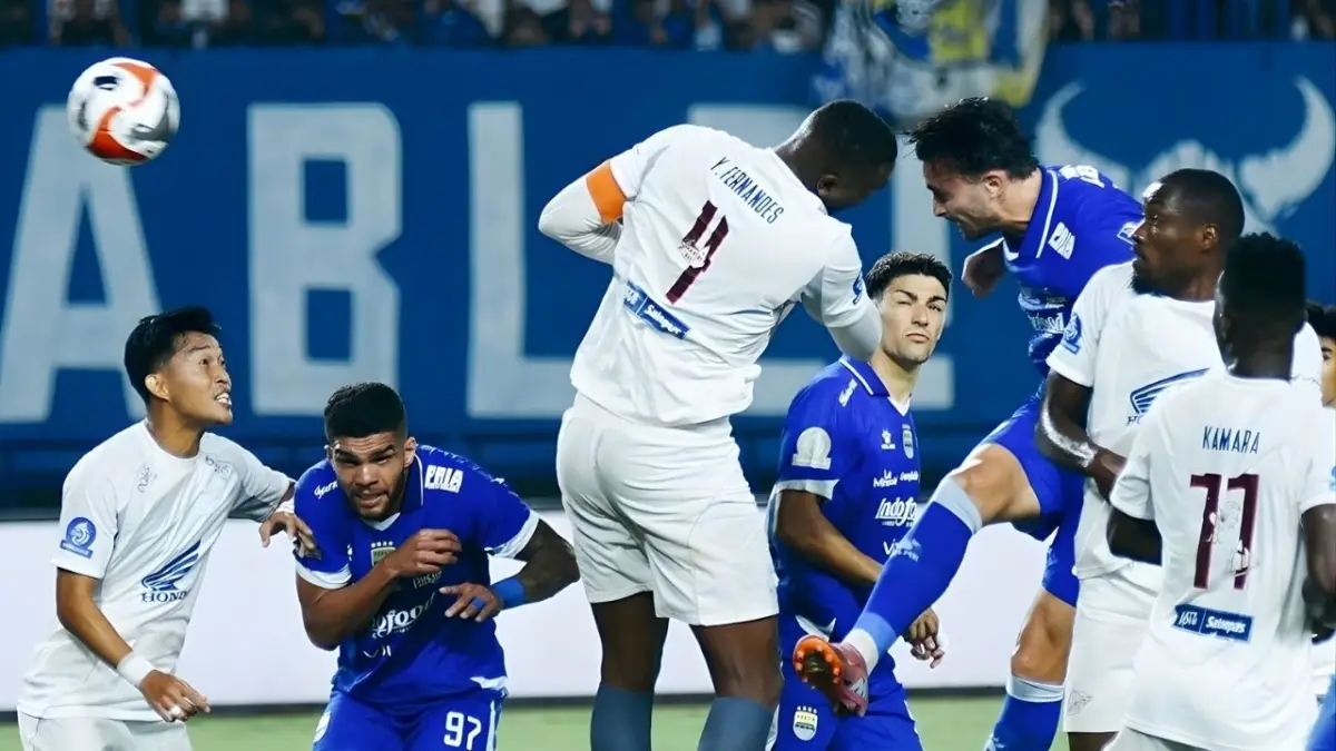 Gol Tunggal Andrew Jung Pastikan Kemenangan Persib Bandung atas PSM Makassar