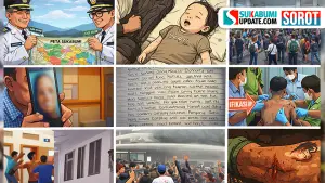 Inilah potret Sukabumi sepanjang 2025 dalam satu bingkai. (Sumber : AI/ChatGPT).