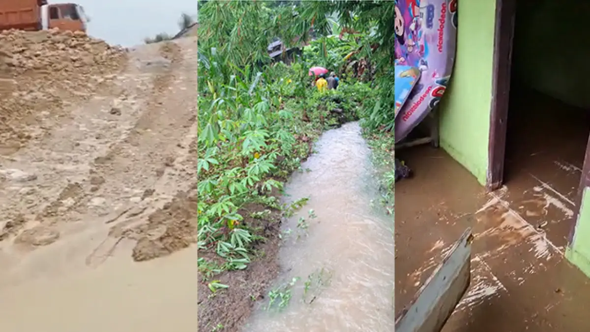 Banjir Lumpur di Kampung Cilawang Jampangtengah, Warga: Mengarah ke Tambang Batu Kapur