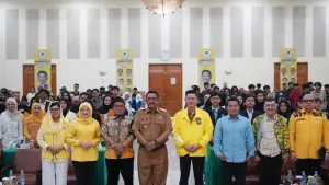 Pendidikan Politik DPD Partai Golkar Jawa Barat bertajuk “Pemuda Melek Politik: Dari Literasi Menuju Partisipasi Aktif” yang digelar di Hotel Augusta, Sukabumi, Selasa (30/12/2025) | Foto : Dok. Golkar