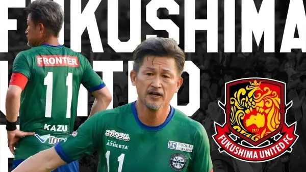 Kazuyoshi Miura resmi bergabung dengan Fukushima United yang bermain di J3 League (Sumber: Instagram/@fukushimaunited_fc)