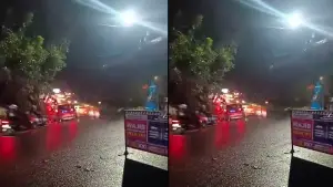 Lalu lintas semakin padat jelang pergantian tahun di Palabuhanratu | Foto : Ilyas Supendi