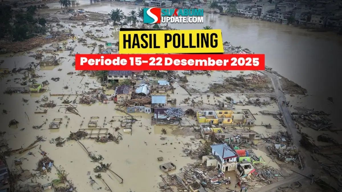 Polling Sukabumiupdate.com: 94% Warganet Nilai Bencana Sumatra Layak Ditetapkan sebagai Bencana Nasional