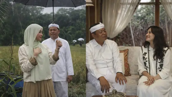 Gubernur Jawa Barat Dedi Mulyadi saat menerima kunjungan Gubernur Maluku Utara Sherly Tjoanda Laos (kanan) dan saat mnenerima kunjungan  anggota dewan Malaysia Young Shefura Otman (kiri) | Foto : Colase Sukabumiupdate