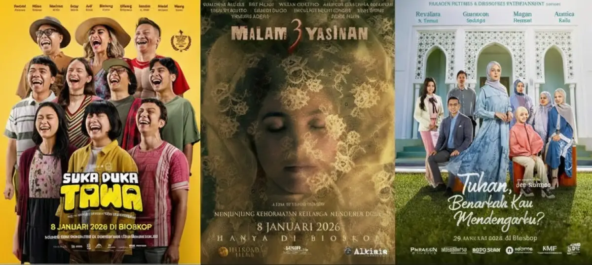 Didominasi Film Horor, Ini 12 Film Indonesia yang Tayang di Bioskop Januari 2026