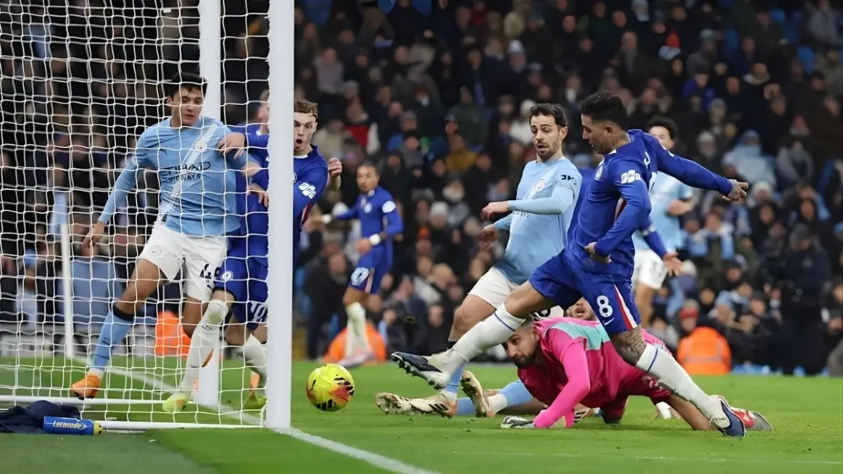 Enzo Fernandez Cetak Gol di Masa Injury Time, Manchester City Ditahan Imbang Chelsea