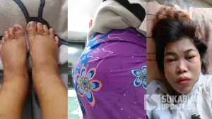 Kondisi lanti, TKW asal Kota Sukabumi yang sakit di Cina (Sumber: dok rangga suria)