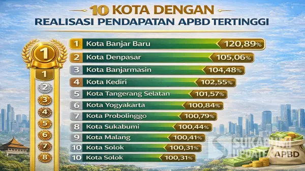 Realisasi pendapatan APBD Kota Sukabumi 2025 | Foto : Sukabumiupdate.com/ChatGPT