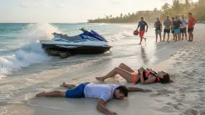 Ilustrasi - Identitas kedua korban kecelakaan laka laut usai jetski terbalik di Pantai Buffalo, Palabuhanratu, Kabupaten Sukabumi. (Sumber : gemini).