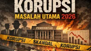 Korupsi jadi hal mengkhawatirkan di 2026 | Foto : ChatGPT