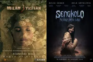 Poster Film Sengkolo: Petaka Satu Suro dan  Malam 3 Yasinan (Sumber : Cinema XXI)
