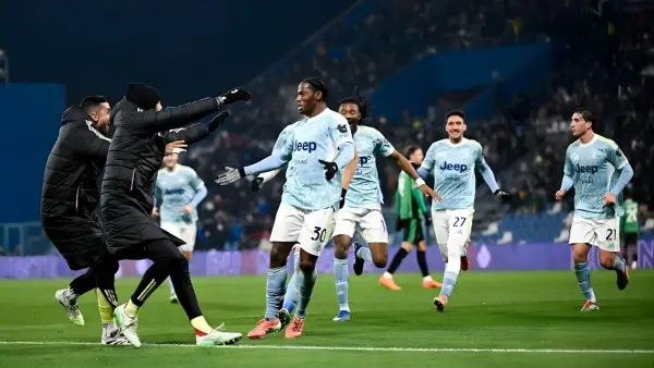 Selebrasi Jonathan David setelah mencetak gol ke gawang Sassuolo (Sumber: web/juvetus.com)