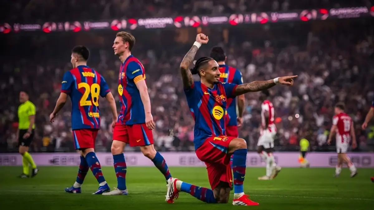 Kalahkan Athletico Bilbao 5-0, Barcelona Melaju ke Final Piala Super Spanyol