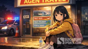 Ilustrasi - Vika Gadis Bojonggenteng yang Sebelumnya Hilang Akhirnya Ditemukan Selamat. (Sumber : AI/ChatGPT).