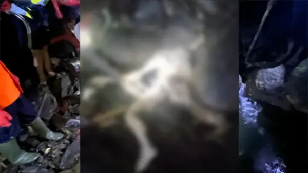 Mayat tanpa kepala di Ciracap, Kabupaten Sukabumi. Kamis (8/1/2026) malam. (Sumber : Polsek Ciracap.).