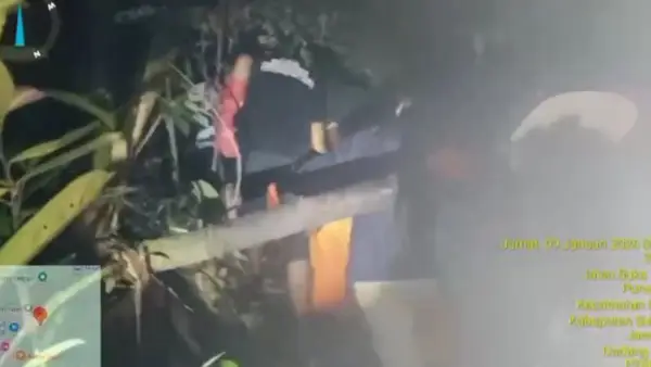 Lokasi penemuan mayat tanpa kepala di Ciracap Sukabumi berada di tengah hutan. (Sumber: Istimewa)