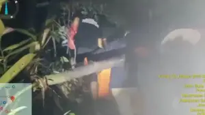 Lokasi penemuan mayat tanpa kepala di Ciracap Sukabumi berada di tengah hutan. (Sumber: Istimewa)