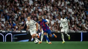 Aksi Lamine Yamal saat pertandingan mengahdapi Real Madrid (Sumber: web/fcbarcelona.com)