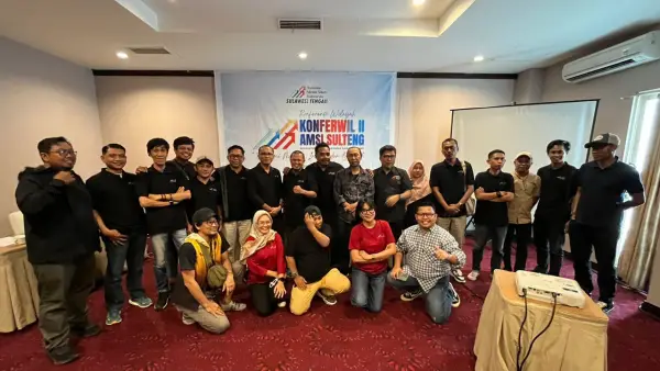Konferwil II AMSI Sulawesi Tengah di Kota Palu, Sabtu (10/1/2026) | Foto : AMSI Sulteng