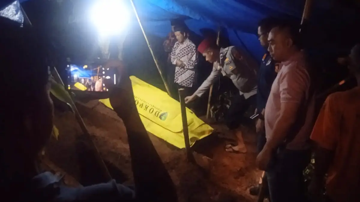 Identitas Masih Misterius, Mayat yang Ditemukan di Curug Darismin Ciracap Dimakamkan