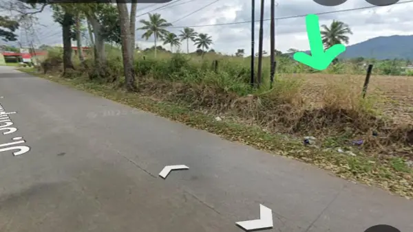 Lahan yang direncanakan untuk pembangunan rumah sakit tersebut berada di Kampung Cikadu RT 02/09, Desa Sukalarang, Kabupaten Sukabumi | Foto : Maps