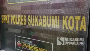 Kantor SPKT Polres Sukabumi Kota. Kasus dugaan perzinaan yang menyeret seorang ASN Pemkab Sukabumi berinisial IY kini memasuki babak baru. (Sumber Foto: SU/Asep Awaludin)