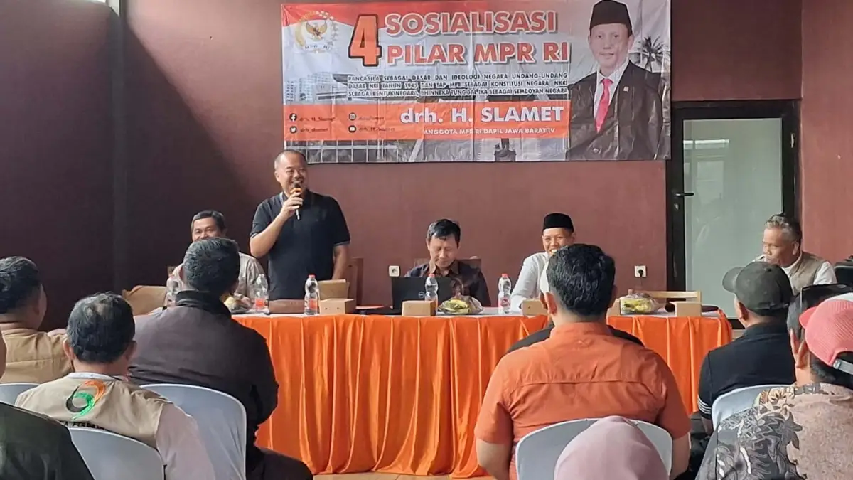 Bahas Empat Pilar di Jampangtengah, Slamet Teguhkan Nilai Kebangsaan dari Sukabumi