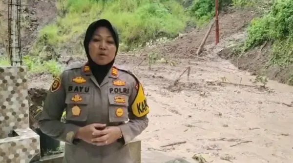 Kapolsek Simpenan, AKP Bayu Sunarti Agustina (Sumber: Dok polsek simpenan)