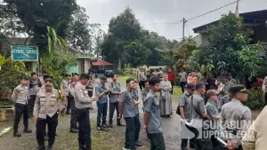 Lokasi makam Eyang Santri dan pelaksanaan eksekusi tanah di Desa Girijaya Cidahu Kabupaten Sukabumi (Sumber: sukabumiupdate)