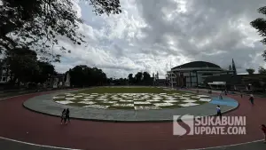 Lapang Merdeka, Kota Sukabumi, Selasa (13/01/2026). (Sumber : SU/Turangga Anom).