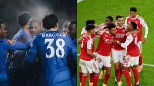 Chelsea dan Arsenal akan berhadapan dalam duel sengit derbi London pada leg pertama semifinal Piala Liga Inggris atau Carabao Cup di Stamford Bridge (Sumber: web/chelsea.com & arsenal.com)