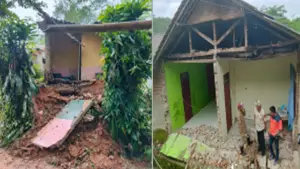 Rumah milik warga Sukabumi rusak dipicu cuaca ekstrem | Foto : BPBD