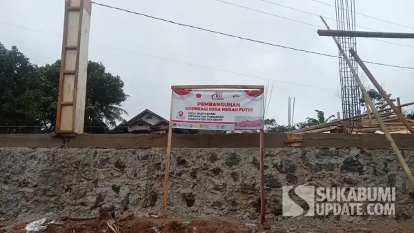 Lokasi pembangunan KDMP Desa Bantarsari, Kecamatan Pabuaran, Kabupaten Sukabumi | Foto : Ragil Gilang